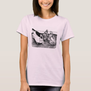 Komorner Tumbler Pigeon Quartet T-shirt