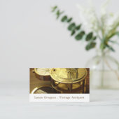 kompas, Antiek dealer Visitekaartje (Staand voorkant)