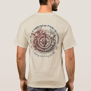 Kompas Avontuur Ontdekkingsreis T-shirt Casual Kle