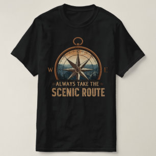Kompas Camping T-shirt – Neem Altijd de Schilderac