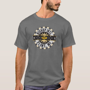 Kompas - Flint - MI Bishop Intl. Luchthaven FNT T-shirt