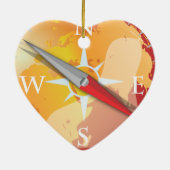 Kompas Keramisch Ornament (Achterkant)