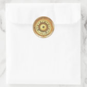 kompas Marine Ronde Sticker (Tas)