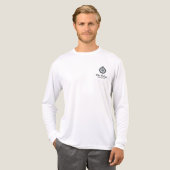 Kompas met bootnaam Tri-Blend shirt (Voorkant)