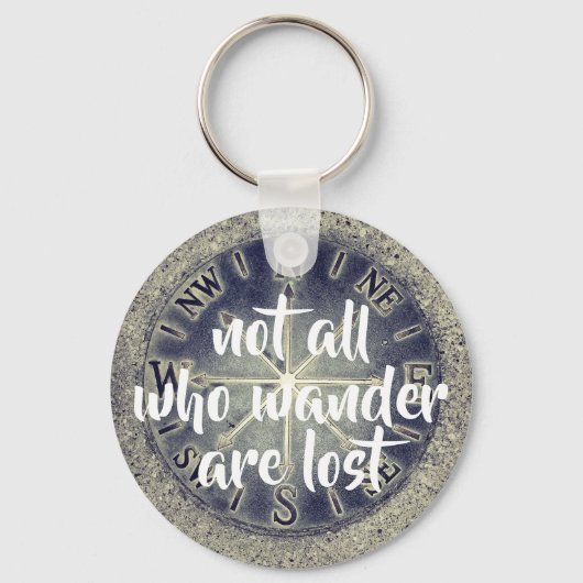 Kompas met de Sleutelhanger van het Citaat (Voorkant)