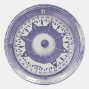  kompas Nautisch Ronde Sticker