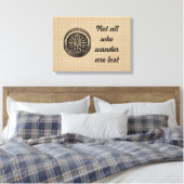  kompas op canvas afdruk (Insitu (Slaapkamer))