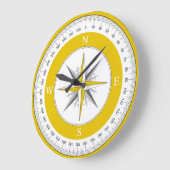 Kompas Roos geel en wit Grote Klok (Hoek)
