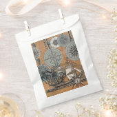 Kompas Roos  nautische octopus Bedankzakje (Geknipt)