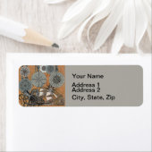 Kompas Roos nautische octopus Etiket (Insitu)