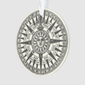  kompas Roos Sun Ornament (voorkant)
