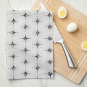  kompas Roos Theedoek (Quarter Fold)