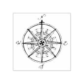 Kompas Rubber Stamp Rubberstempel (Afrduk)