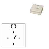 Kompas Rubberstempel (Gestempeld)