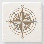 kompas stenen onderzetter (Voorkant)