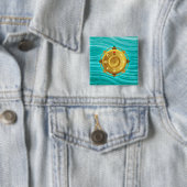 Kompas Vierkante Button 5,1 Cm (In situ)