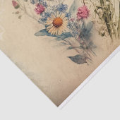  kompas WIldflower-ontkoppeling Tissuepapier (Detail)