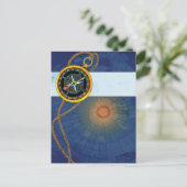 Kompas Zakelijke Promotie Briefkaart (Staand voorkant)