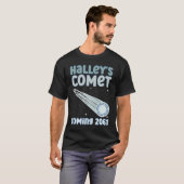 Komst 2061 van Halley - Comet Astronomical T-shirt (Voorkant volledig)