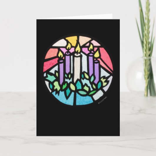 komst feestdagen kaart (Voorkant)