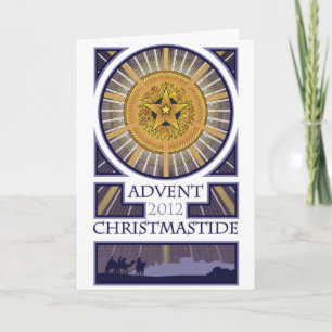 Komst - Kerstmis 2012 Feestdagen Kaart