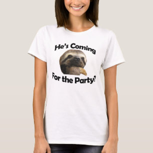 Komt hij voor de partij? t-shirt