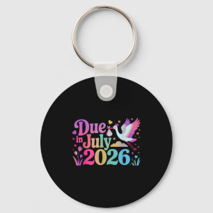 Komt juli 2026 Zwanger Van Nieuwe Baby Moeder Sleutelhanger