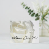 Komt u ook! Uitnodigingskaart Uitnodiging Briefkaart (Staand voorkant)