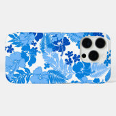 Kona Bay Hawaiian Hibiscus Blue Case-Mate iPhone Case (Achterkant (horizontaal))