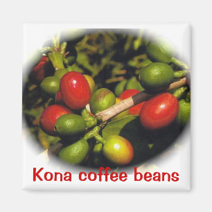 Kona Coffee Beans Magneet