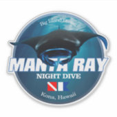 Kona Night Dive (DD2) Sticker (Voorkant)