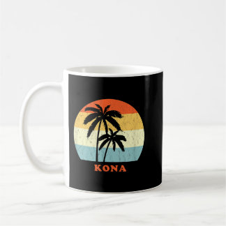 Kona,  palmboom Hawaï, zonsondergang Koffiemok