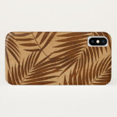 Kona Palms Hawaiian Leaf Faux Wood Case-Mate iPhone Case (Achterkant (horizontaal))