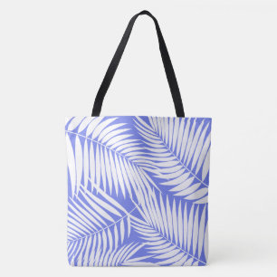 Kona Palms Hawaiian Leaf Tropical Beach Tote Bag