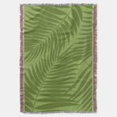 Kona Palms Hawaiian Leaf Tropical Deken (Voorkant Verticaal)