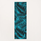 Kona Palms Hawaiian Leaf Tropical - Turq Yogamat (Voorkant)