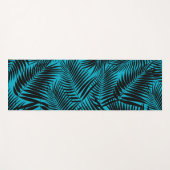 Kona Palms Hawaiian Leaf Tropical - Turq Yogamat (Voorkant (horizontaal))