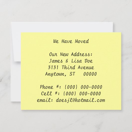 kondigen aan dat we Saguaro Cactus in Moonlight he Aankondiging (Achterkant)