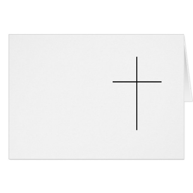 Kondolenzkarte (Devant Horizontal)