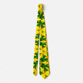 Kone Flower Pattern Stropdas (Achterkant)