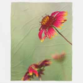 Kone Flowers die beginnen te bloeien Fleece Deken