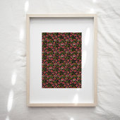 Kone Flowers Floral Pattern Poster