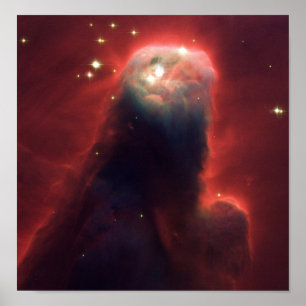 Kone Nebula in de ruimte NGC 2264 Poster