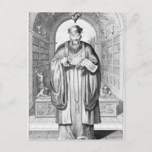 Kong-Fu-Tse of Confucius Briefkaart