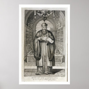 Kong-Fu-Tse, of Confucius, de meest gevierde Phi Poster
