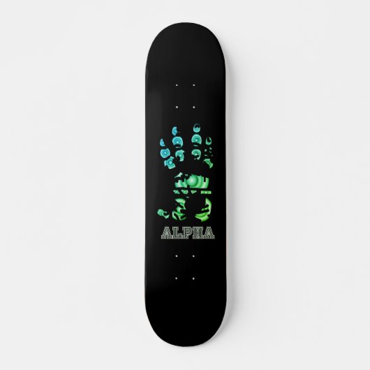 Kong Smash Ape Palm Hand Print Skateboard (Voorkant)