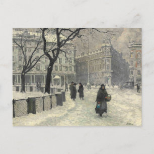 Kongens Nytorv Kopenhagen in de winter   Paul Fisc Briefkaart