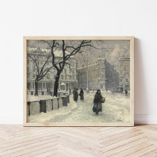 Kongens Nytorv Kopenhagen in de winter   Paul Fisc Poster