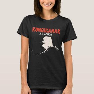 Kongiganak Alaska USA State America Travel Alaskan T-shirt