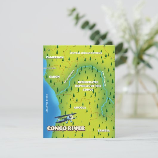 Kongo Prachtige kaart (Staand voorkant)